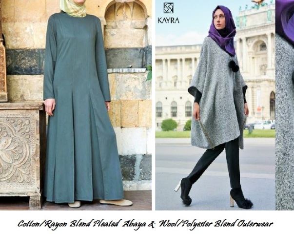 Pleated Abaya and Outerwear